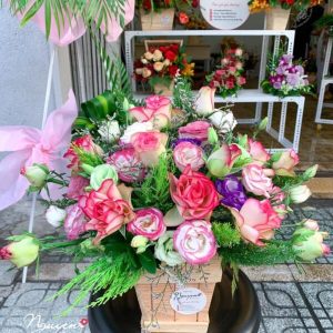 Hoa hồng chúc mừng khai trương